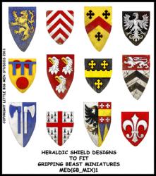 Shield Designs for Crusading Knights and MAA | Gripping Beast